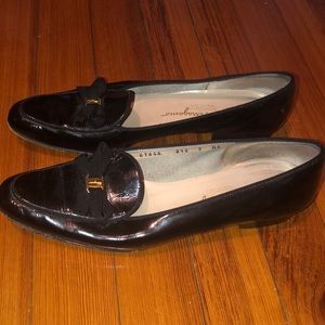 Vintage Ferragmo Patent Leather Loafers
